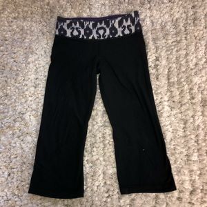 Reversible capri lululemon leggings